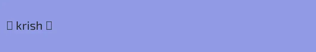 ☠️ krish ☠️